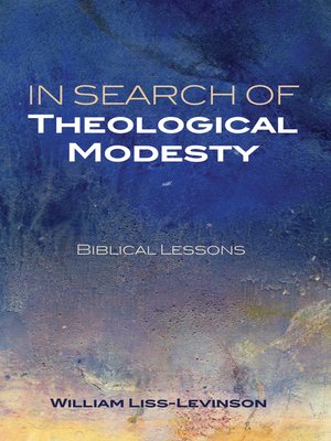 cover image of In Search of Theological Modesty